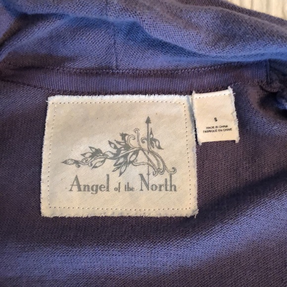 Angel of the North (from Anthropologie) purple cardigan sweater - Picture 6 of 6